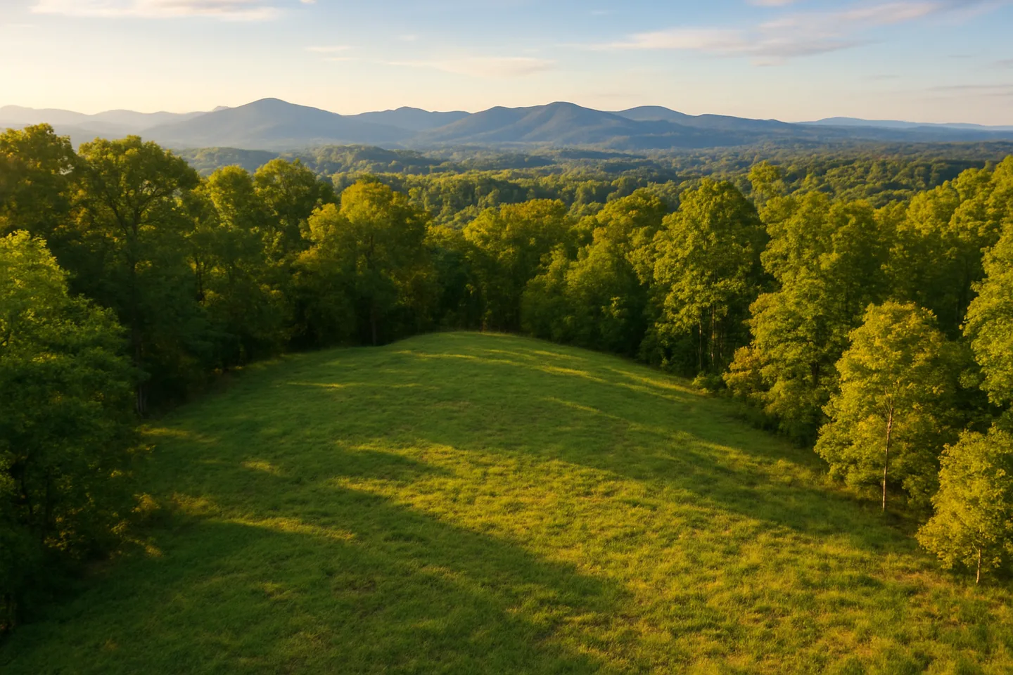 Vacant mountain land parcel for sale in Asheville, North Carolina