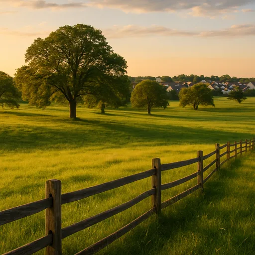 Rural acreage on the outskirts of Cary, North Carolina