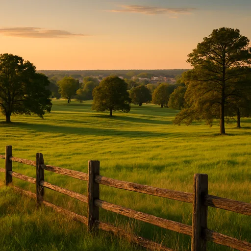 Rural acreage on the outskirts of Charlotte, North Carolina