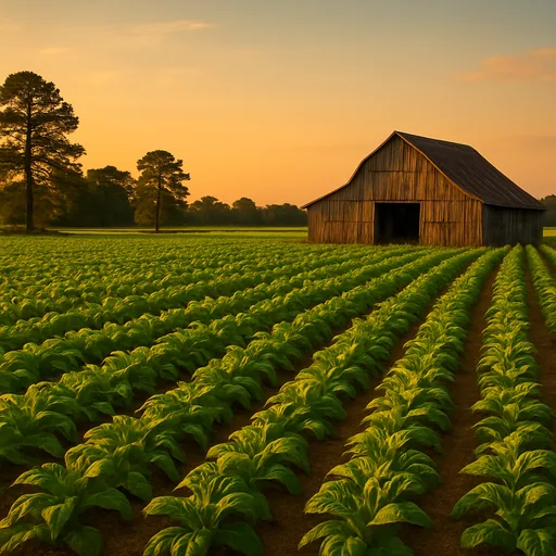 Rural farmland acreage in Johnston County, North Carolina