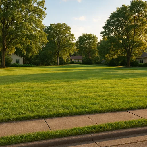 Cleared vacant residential lot in High Point, North Carolina