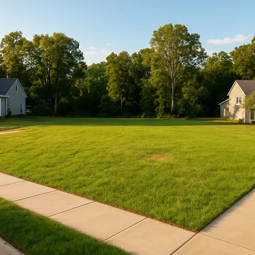 Cleared vacant residential lot for sale in Wake County, North Carolina
