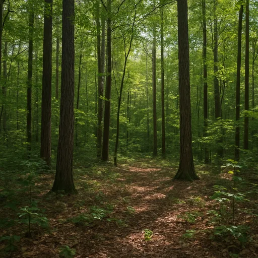 Wooded forest parcel near Clayton, North Carolina