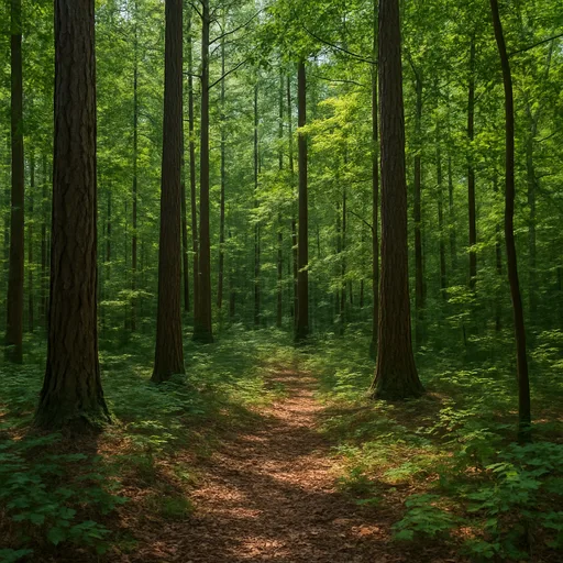 Wooded forest parcel in Johnston County, North Carolina