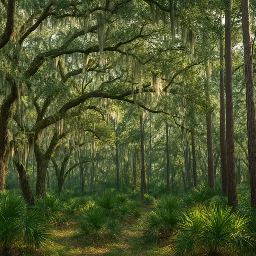 Wooded maritime forest parcel in New Hanover County, North Carolina