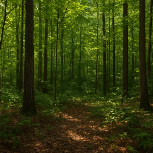 Wooded forest parcel in Union County, North Carolina