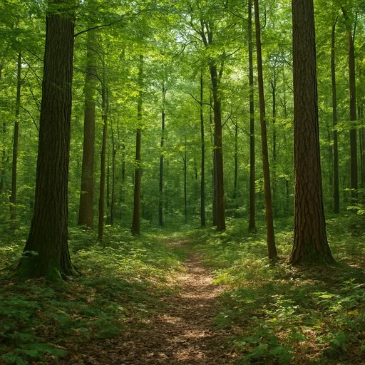 Wooded forest parcel in Wake County, North Carolina